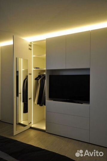 Светодиодная подсветка гардеробной комнаты a 74