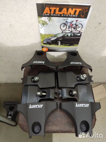 Багажник Atlant на крышу Nissan Tiida, аэро, алюм