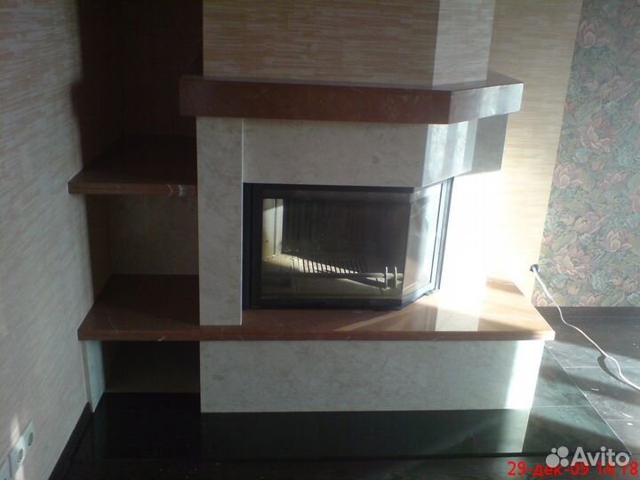 Каминный портал, + подбор камина, под ключ