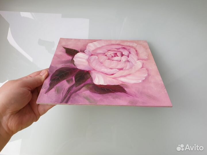 Картина маслом Роза