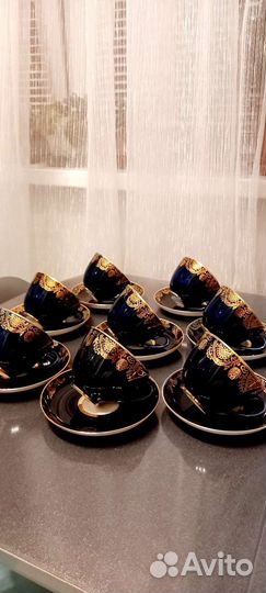 Чайные пары лфз кобальт 70-е СССР