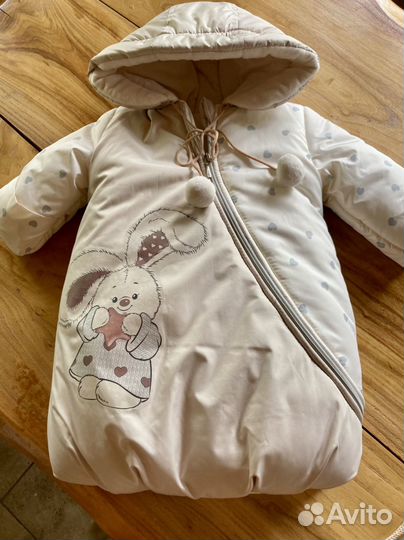 Конверт зимний и шапка