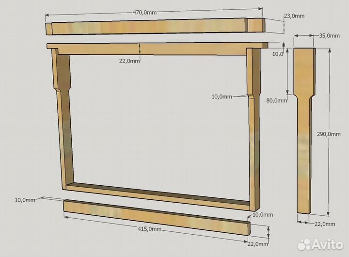 Рамки для ульев для пчел