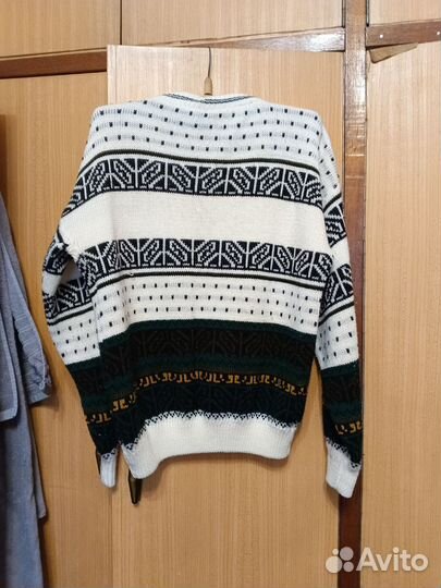 Кардиган на пуговицах мужской, винтаж