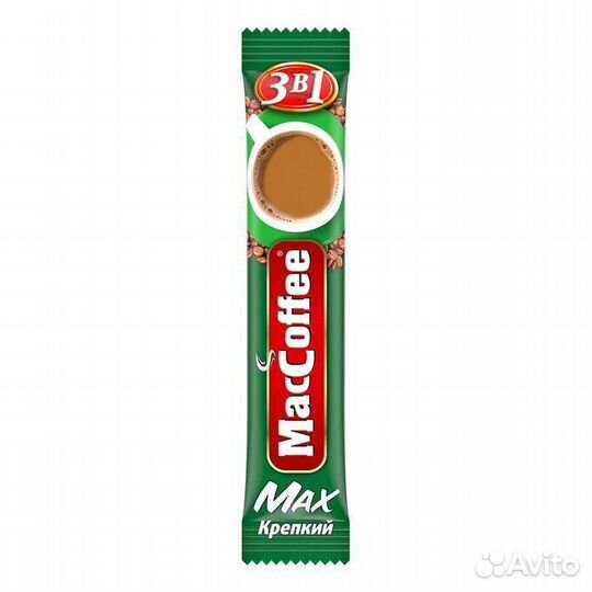 Растворимый кофе маккофе Макс Крепкий 3в1 20г