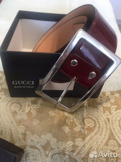 Ремень gucci лак.кожа ширина 4,5см длина 88см и др