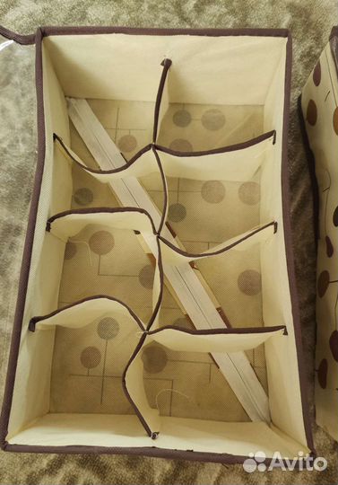 Органайзеры (боксы) тканевые для хранения вещей