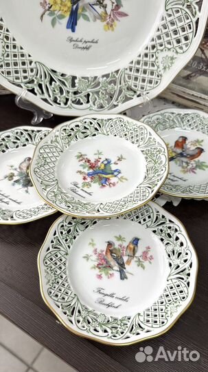 Тарелки с птицами Schumann