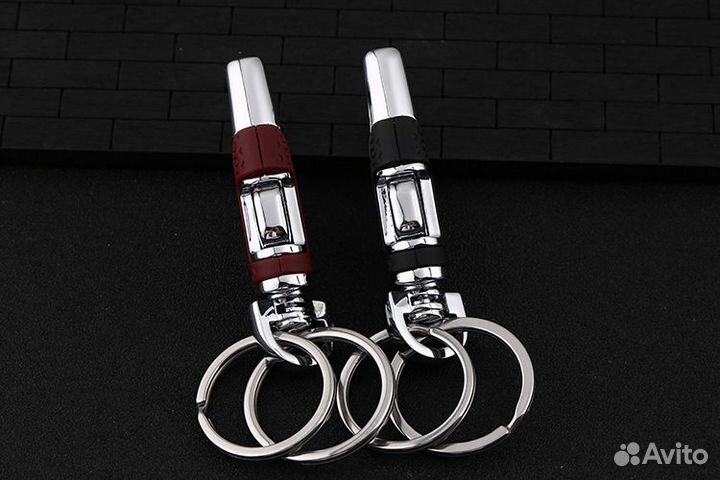 Брелок для ключей/металлический/2 кольца