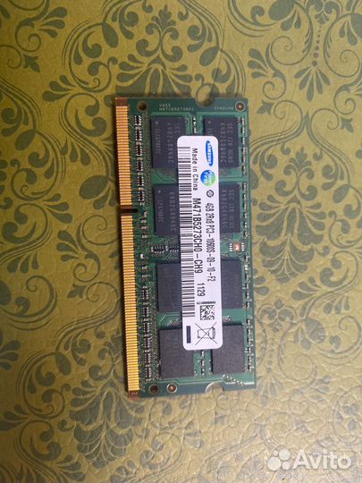 Оперативная память ddr3 для ноутбука 4gb
