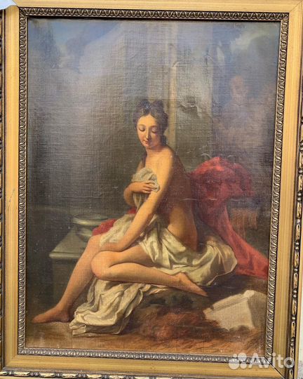 Картина Сусанна у купальни.19 в. Жан Батист Сантер