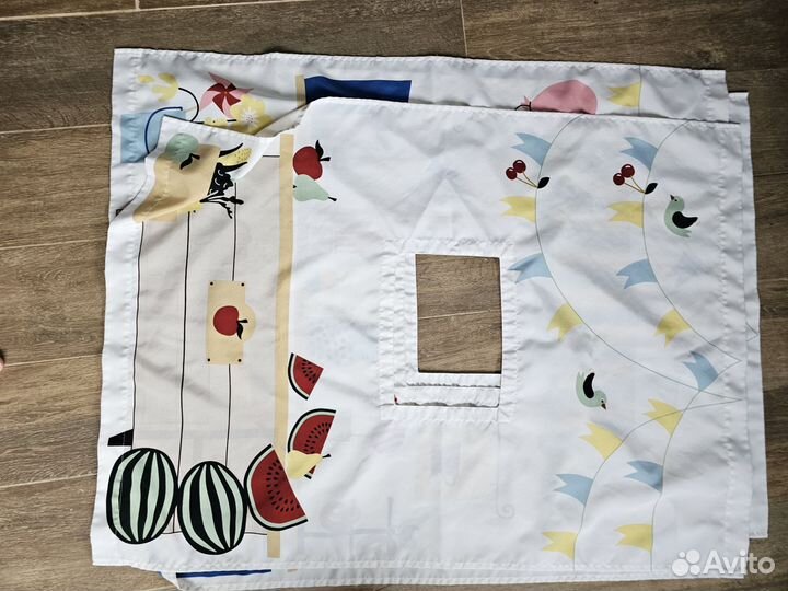 Штора IKEA kura на детскую кровать икея кюра