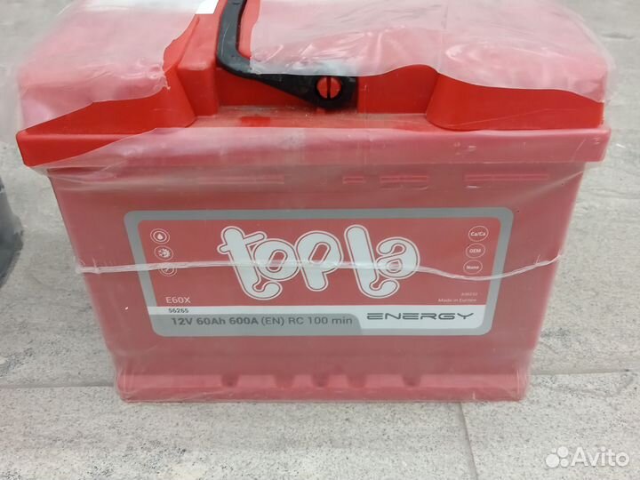 Аккумулятор новый 60ач Topla