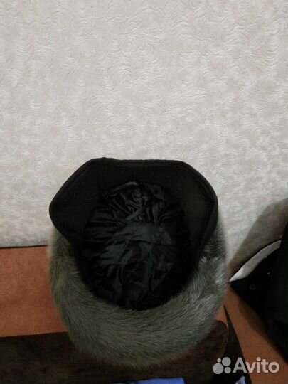 Меховая мужская кепка