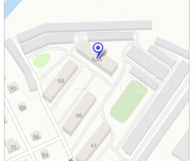 2-к. квартира, 45,3 м², 3/3 эт.