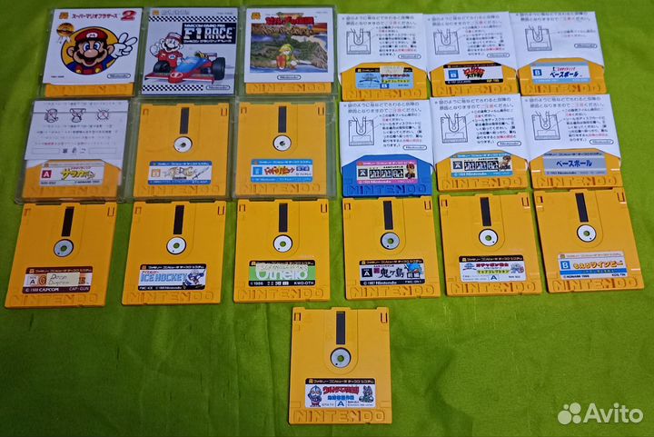 Famicom картриджи и дискеты