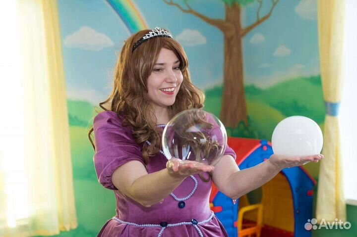 Шоу контактных мыльных пузырей