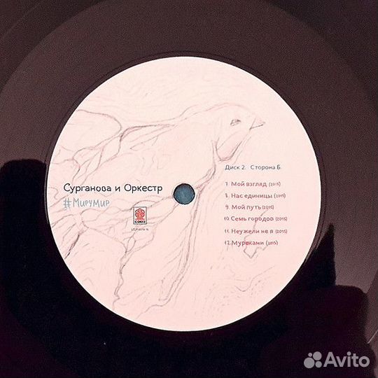 Виниловая пластинка Сурганова и Оркестр #мирумир