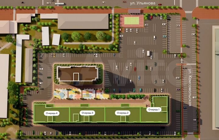 1-к. квартира, 43,8 м², 8/9 эт.