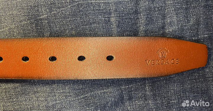 Ремень кожаный мужской Versace