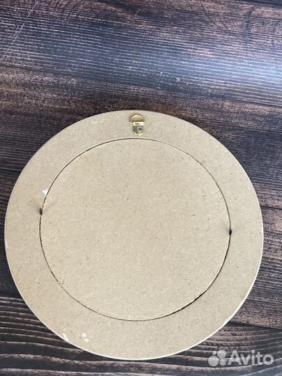 Картина миниатюра. Мама гусыня. Винтаж. 21х21см