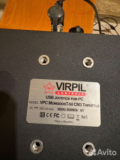 Virpil Controls Джойстик VPC MongoosT-50CM3 Thrott