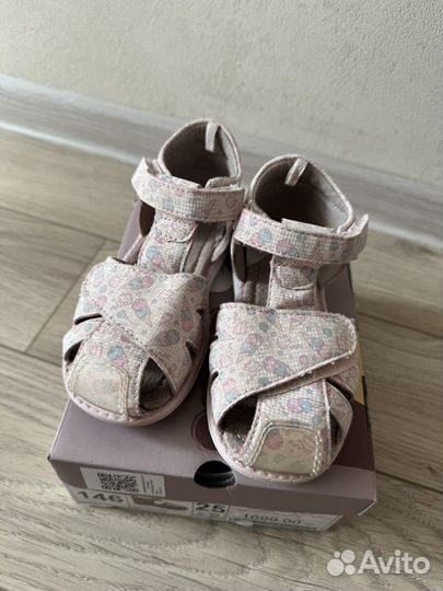 Босоножки для девочки 25 размер
