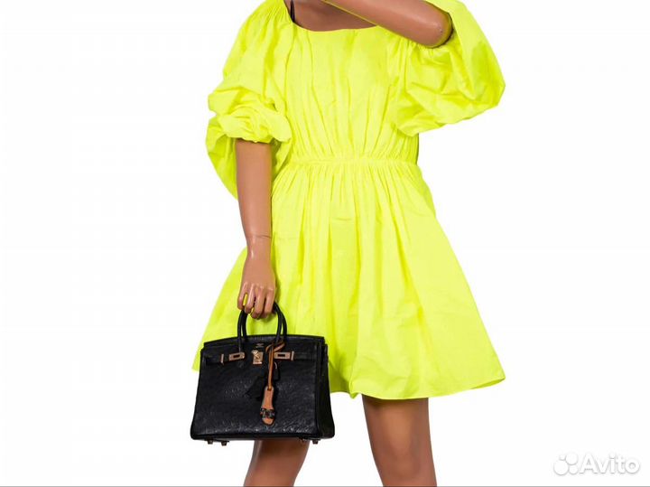 Hermès Birkin 25 Black Ostrich Palladium Hardware