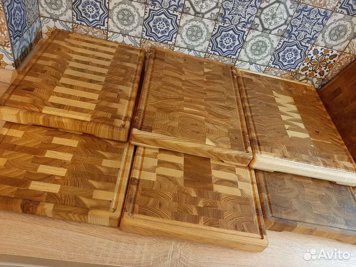 Доска кухонная из дуба и ясеня