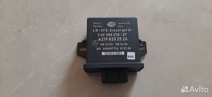 Блок корректора фар Mercedes CLS W219