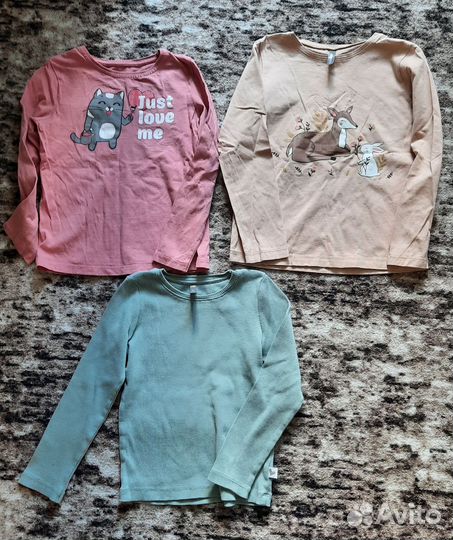 Футболки с длинным рукавом 110р