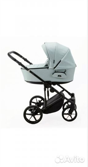 Коляска adamex 3 в 1 зелёная
