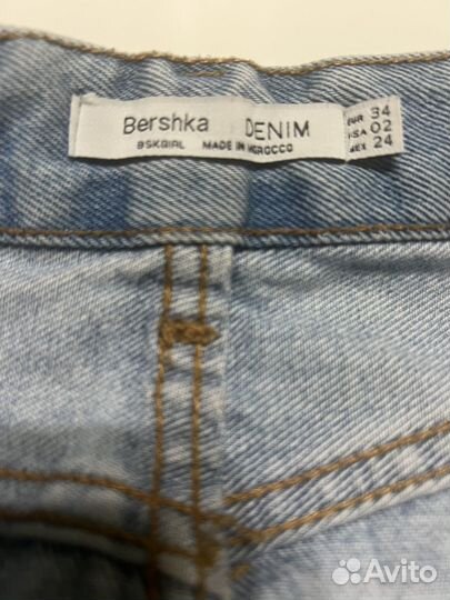Джинсовая юбка bershka