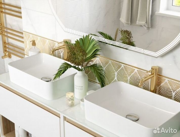 Зеркало Cersanit 100 kn-lu-led090*100-d-os Хром