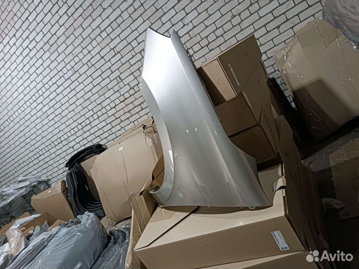 Крыло LADA granta fl левое серебристо-серый техно