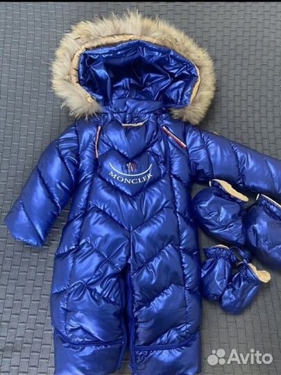 Комбинезон для малыша зимний moncler 62-80