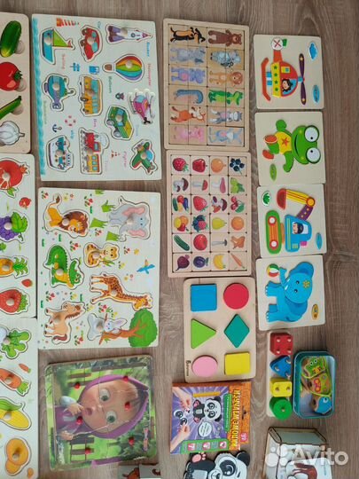 Развивающие деревянные игрушки