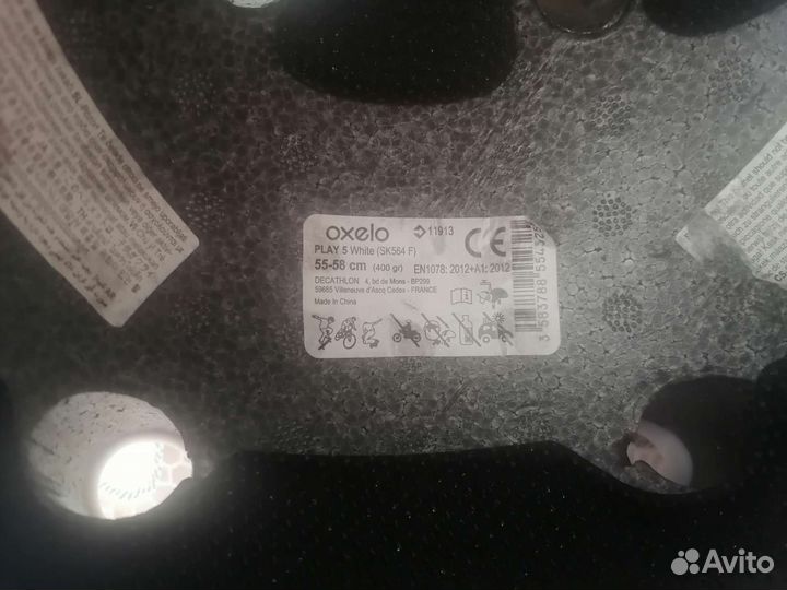 Детский шлем и наколенники для велосипеда