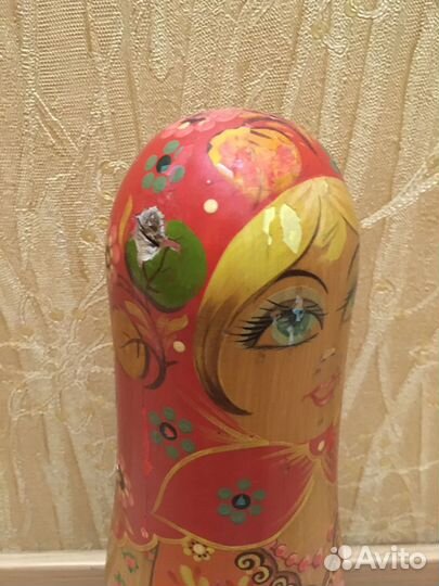 Матрешка-футляр для бутылки