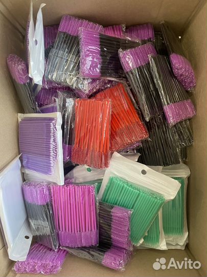 Щеточки для ресниц и бровей, микробраши