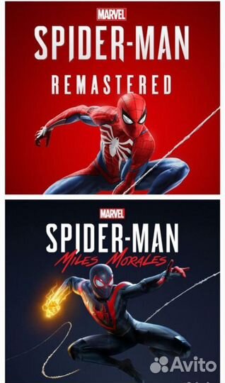 Spider Man Remastered(Ps5) +Miles Morales(Ps4/Ps5)