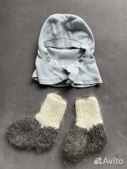 Пуховые носочки (малышу 2-10 месяцев)