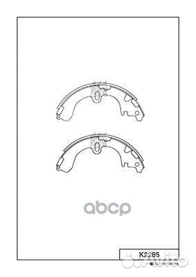 K2285-01 4097.00392sbsfsb208 колодки бараба