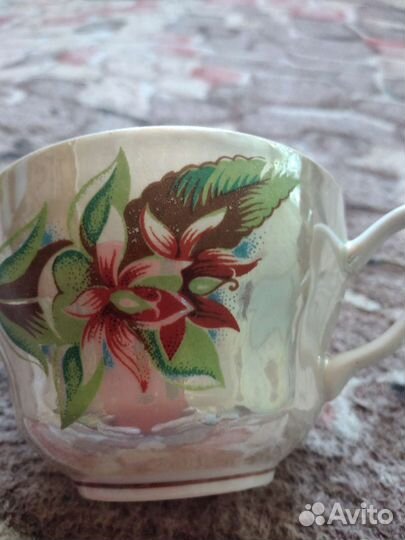 Чайные чашки с блюдцами лфз