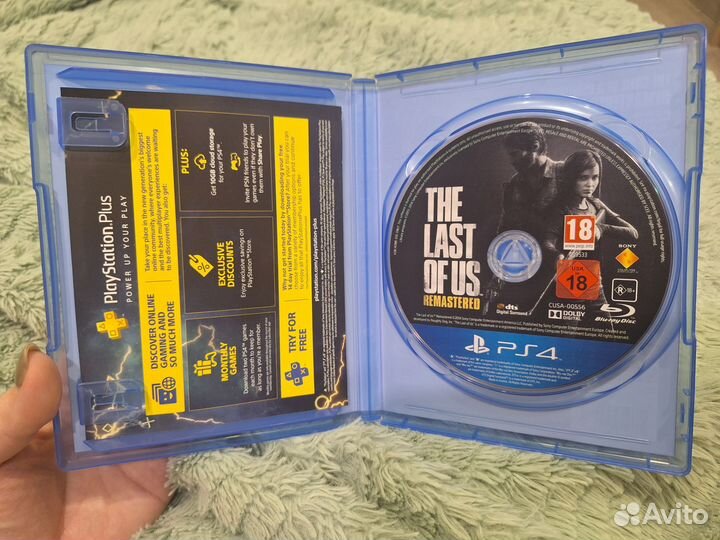 The last of us part 1 ps4 диск