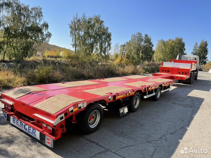 Полуприцеп трал (тяжеловоз) Berger 9853, 2023
