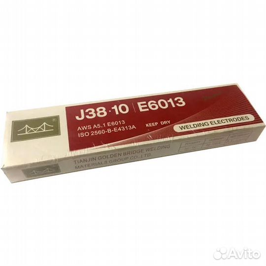 Электроды J38.10/E6013 3,2х350 мм 5кг Золотой Мост