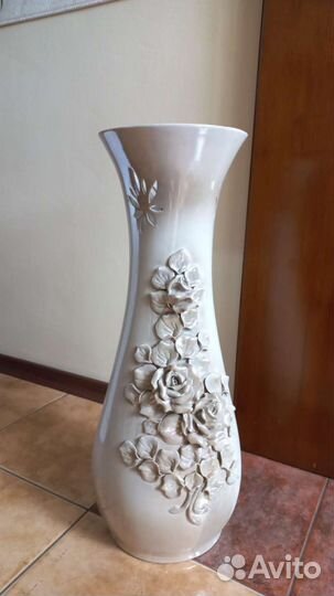 Ваза напольная керамическая