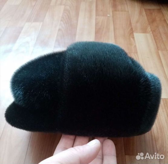 Меховая мужская шапка из нерпы