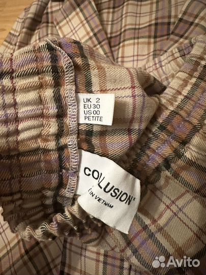 Костюм в клетку Collusion Asis Petite